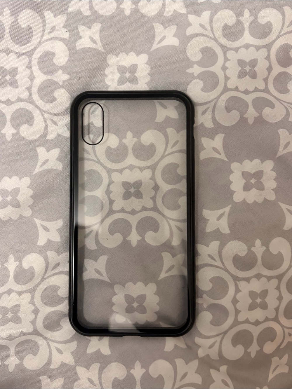 Clear Protective iPhone XR Case with Black Bumper 3 for $15